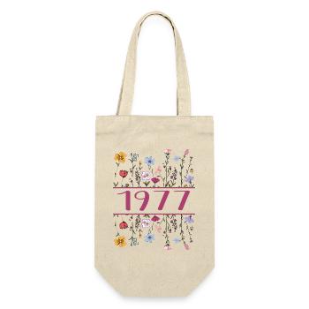 1977 Legendary Since 1977 Birthday 1977 Women - Gift Bag for Bottles - nature - Front
