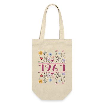 1961 Legendary Since 1961 Birthday 1961 Women - Gift Bag for Bottles - nature - Front