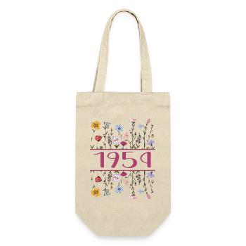 1954 Legendary Since 1954 Birthday 1954 Women - Gift Bag for Bottles - nature - Front