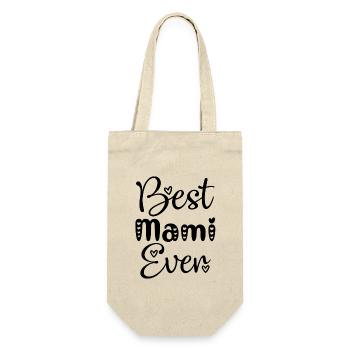 Best Mami Switzerland beschts Mami Switzerland Mother - Gift Bag for Bottles - nature - Front