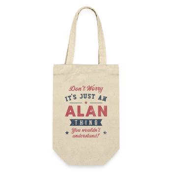 C’est un truc d’Alan - Sac à bouteille - nature - Devant