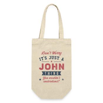 Its a John thing - Gift Bag for Bottles - nature - Front