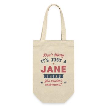 Its a Jane thing - Gift Bag for Bottles - nature - Front