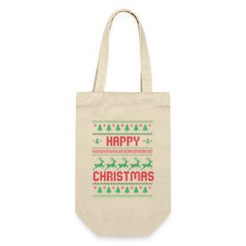 Joyeux Noël - Sac à bouteille - nature - Devant