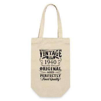 Vintage Made In 1940's 84 Years Of Being Awesome - Gift Bag for Bottles - nature - Front