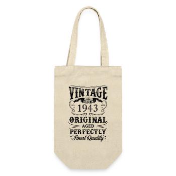 Vintage Made In 1943 81 ans d’être génial - Sac à bouteille - nature - Devant