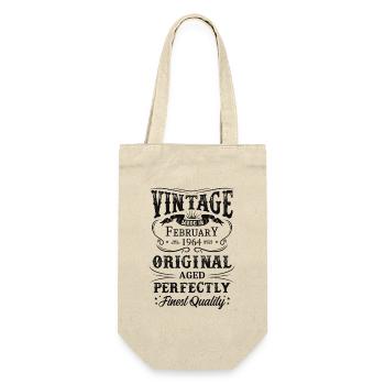 Vintage Fabriqué En 1964 Année 1964 Février - Sac à bouteille - nature - Devant
