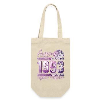 1993 Born birthday woman - Gift Bag for Bottles - nature - Front