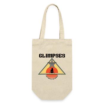 Aperçus vintage coucher de soleil design var.2 - Sac à bouteille - nature - Devant