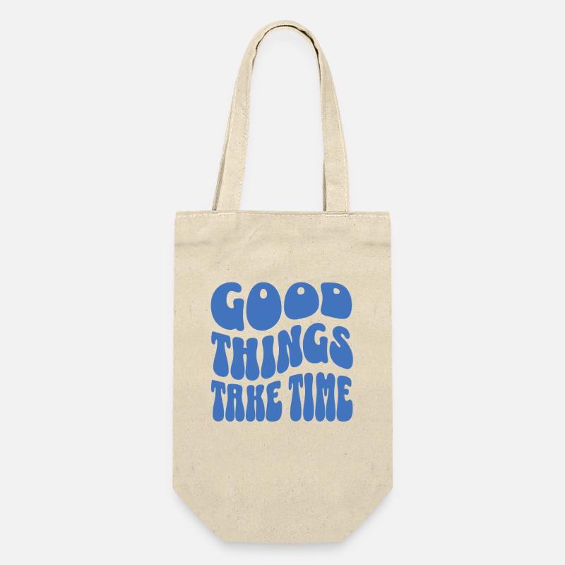 Good things take time blc - Sac à bouteille - nature