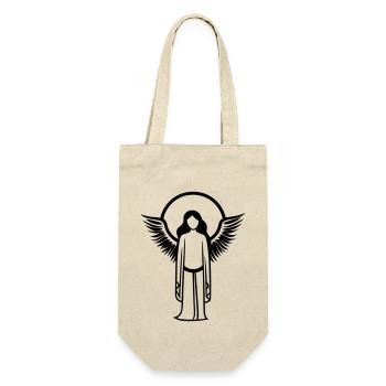 Angel - Gift Bag for Bottles - nature - Front