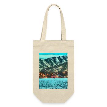 Red Gate of Peace, Ashinoko Lake, Japan - Gift Bag for Bottles - nature - Front