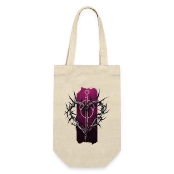 Love's Thorned Canopy: Heart-Shaped Branches - Gift Bag for Bottles - nature - Front