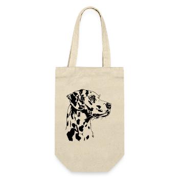 Portrait Dalmatien Chien Chien Wilsigns - Sac à bouteille - nature - Devant