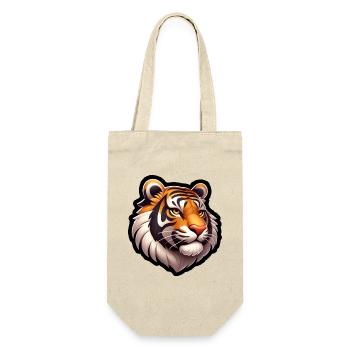 Tiger Head Comic - Gift Bag for Bottles - nature - Front