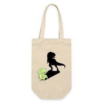 Kleine ganz groß! - Träume groß - Geschenkbeutel für Flaschen - Natur - Vorne