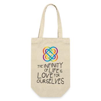 INFINITY No.1 - Geschenkbeutel für Flaschen - Natur - Vorne