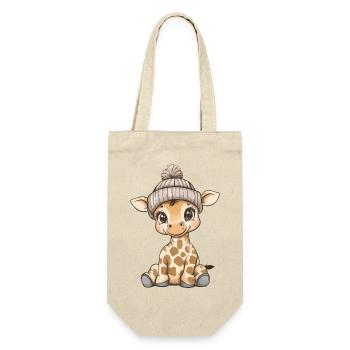 Girafe mignon mignon bébé enfants animal dessin animé - Sac à bouteille - nature - Devant