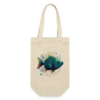 Fish with an open Mouth - Gift Bag for Bottles - nature - Front