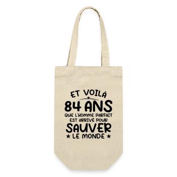84 Year Old Birthday Gift 84 Year Old Men - Gift Bag for Bottles - nature - Front