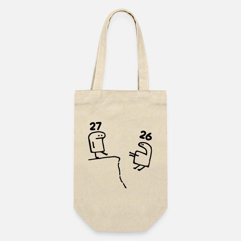 27 Years Old - 27th Birthday Fun 27 Year Old Gift - Gift Bag for Bottles - nature
