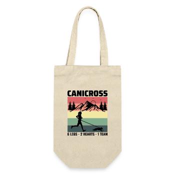 Canicross Trail Running Dog Sport Outdoor Hobby - Gift Bag for Bottles - nature - Front