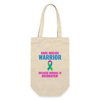 Rare Disease Warrior Empowering Awareness - Gift Bag for Bottles - nature - Front