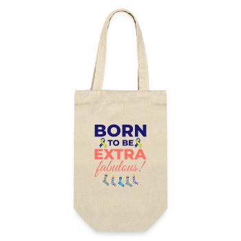 La sensibilisation au syndrome de Down est très fabuleuse - Sac à bouteille - nature - Devant