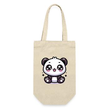 Panda mignon kawaii - Sac à bouteille - nature - Devant