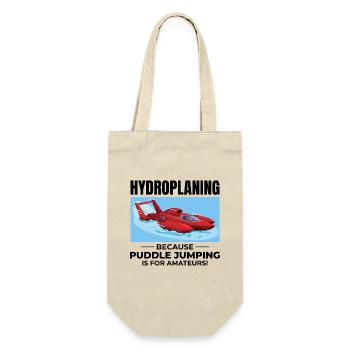 Hydroplane, Bateau, Course, Humour, Puddle Jump, Drôle - Sac à bouteille - nature - Devant