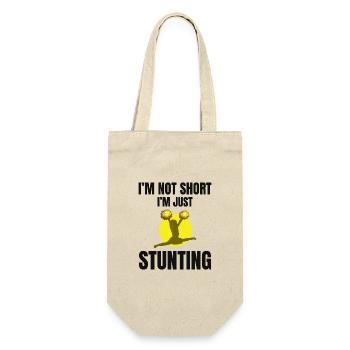 Cheerleader Cheerleading Girl Cheering Cheer Squad - Gift Bag for Bottles - nature - Front