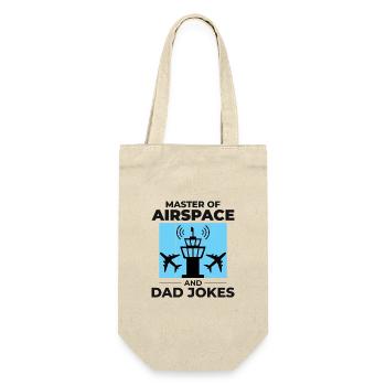 Contrôleur de la circulation aérienne Papa ATC Aviation Humour - Sac à bouteille - nature - Devant