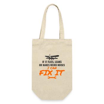Aircraft Mechanic Aviation Maintenance Technician - Gift Bag for Bottles - nature - Front