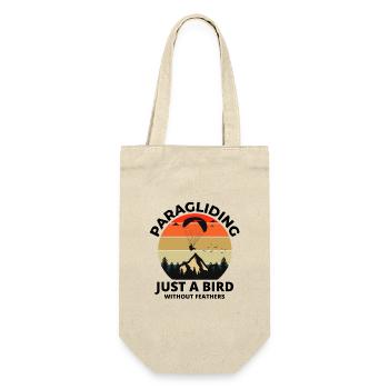 Paragliding Pilot Paraglider adventures Mountains - Gift Bag for Bottles - nature - Front