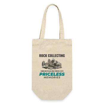 Rock Hound Sammeln Sammler Geologie Geologe - Geschenkbeutel für Flaschen - Natur - Vorne