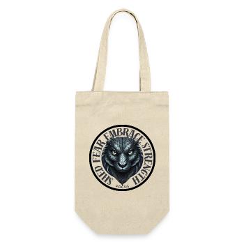 Shed Fear, Embrace Strength - Gift Bag for Bottles - nature - Front