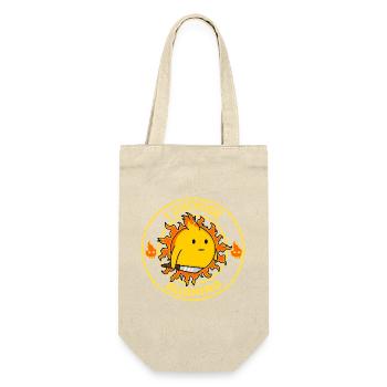 I Choose Burning Funny Sun Sarcasm Mood Design - Gift Bag for Bottles - nature - Front