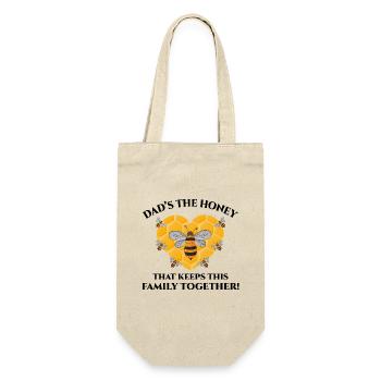 Honeybee Dad Beekeeper Beekeeping Insect Collector - Gift Bag for Bottles - nature - Front