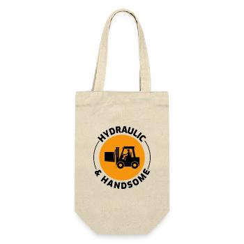 Forklift Operator Heavy Equipment Driver Funny - Gift Bag for Bottles - nature - Front