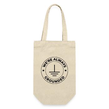 Electrician Humor Electrical Technician Engineer - Gift Bag for Bottles - nature - Front