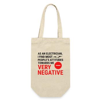 Electrician Humor Electrical Technician Engineer - Gift Bag for Bottles - nature - Front