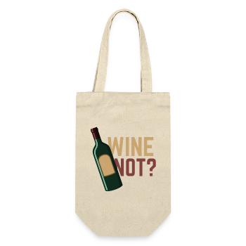 Wine not? - Gift Bag for Bottles - nature - Front
