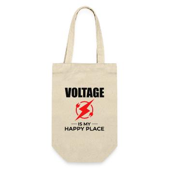 Electrician Humor Electrical Technician Engineer - Gift Bag for Bottles - nature - Front