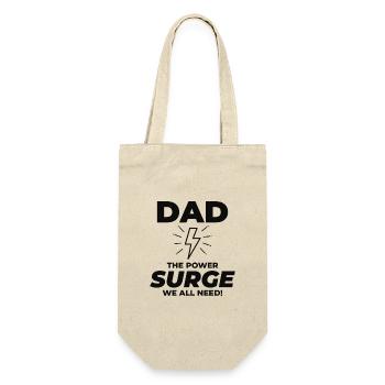 Electrician Dad Electrical Technician Engineer - Gift Bag for Bottles - nature - Front