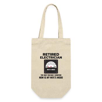 Retired Electrician: Monitoring Wife’s Mood - Gift Bag for Bottles - nature - Front