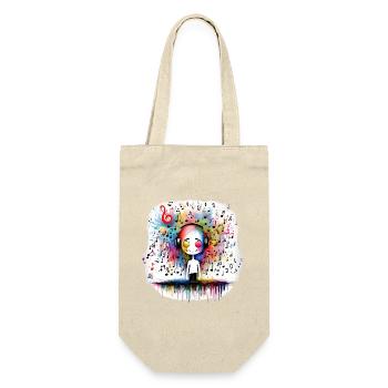 Music 6267 - Gift Bag for Bottles - nature - Front