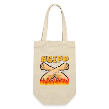 #SIPP - Gift Bag for Bottles - nature - Front