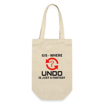 GIS Undo Fantasy Data Mapping Errors - Gift Bag for Bottles - nature - Front
