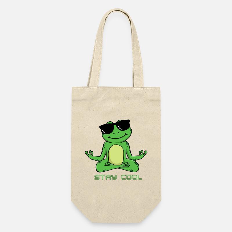 STAY COOL 1 - Geschenkbeutel für Flaschen - Natur
