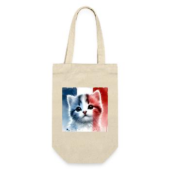 Mister Cat In France - Gift Bag for Bottles - nature - Front